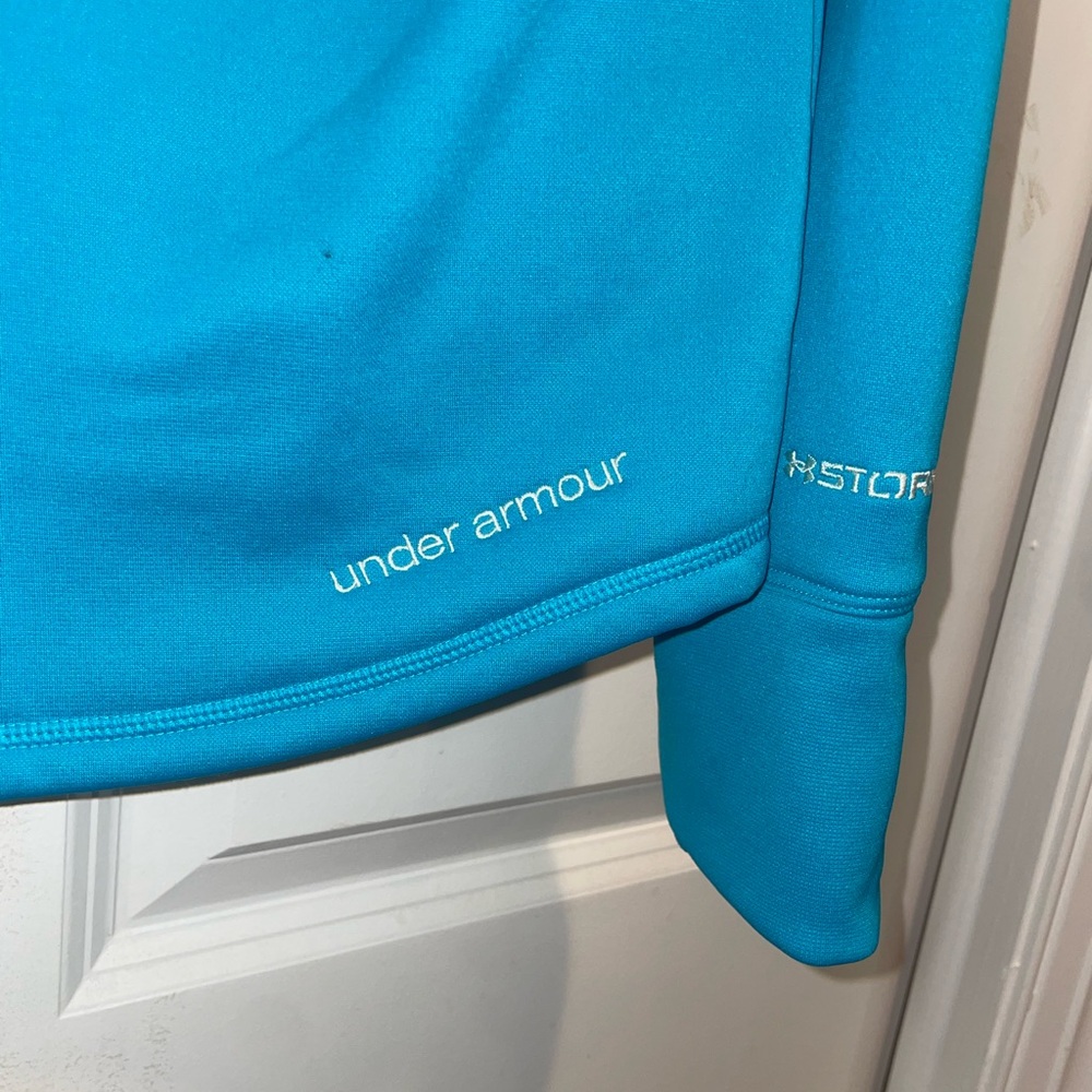 Under Armour Blue Quarter-Zip Pullover - Picture 6 of 6